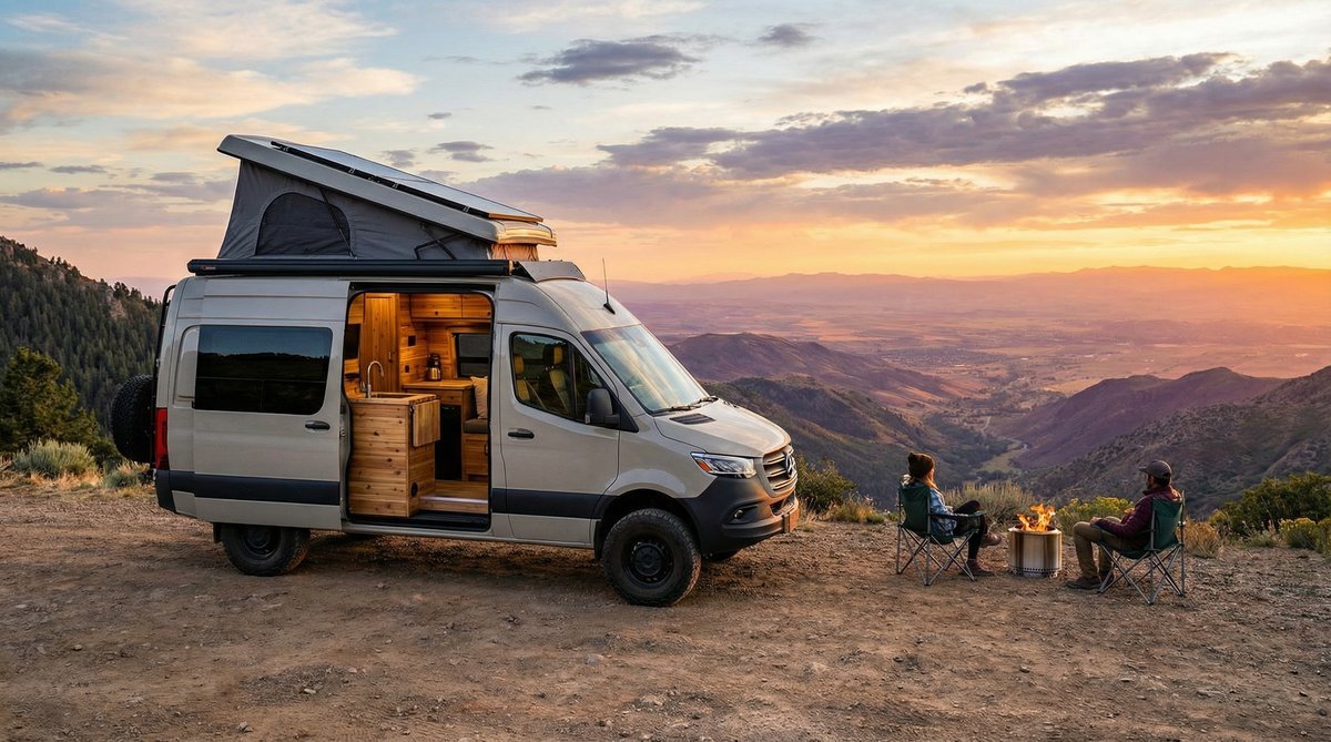 网红旅行车视频记录